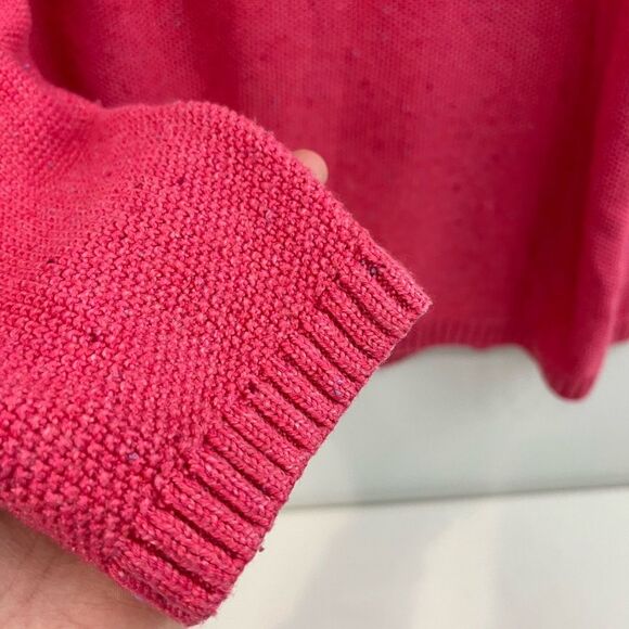 Talbots Tweed Cable Yoke Sweater - Picture 6 of 9